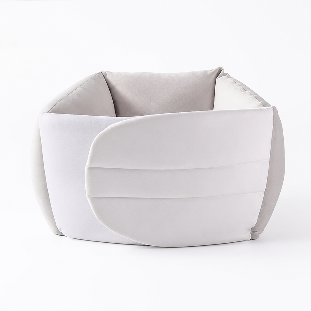 Lumbar Pillow Wrap-Around Ergonomic Breathable Milk Silk