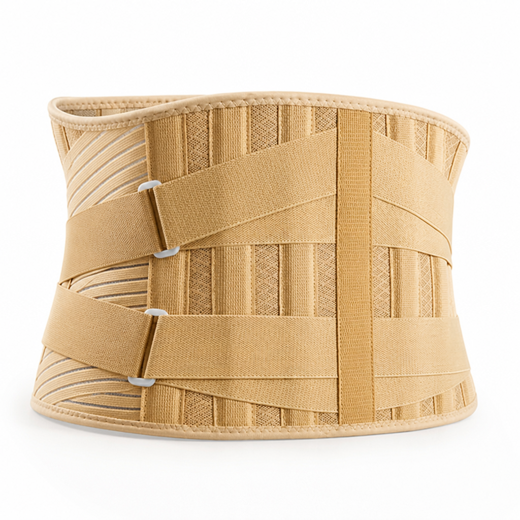 Lumbar Support Belt Adjustable Breathable Plastic Support Strips
