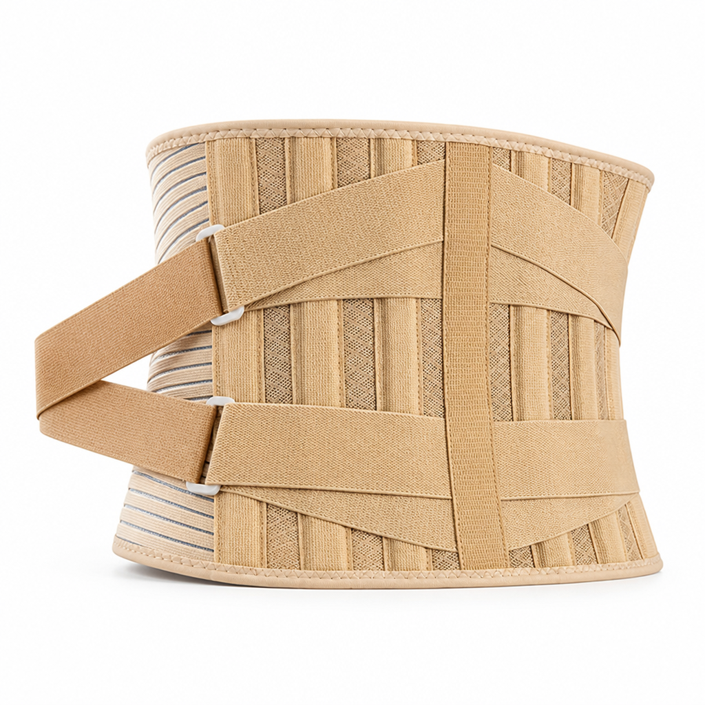 Lumbar Support Belt Adjustable Breathable Plastic Support Strips