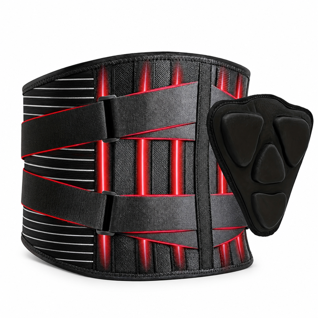 Lumbar Support Belt Breathable Adjustable Hook-And-Loop