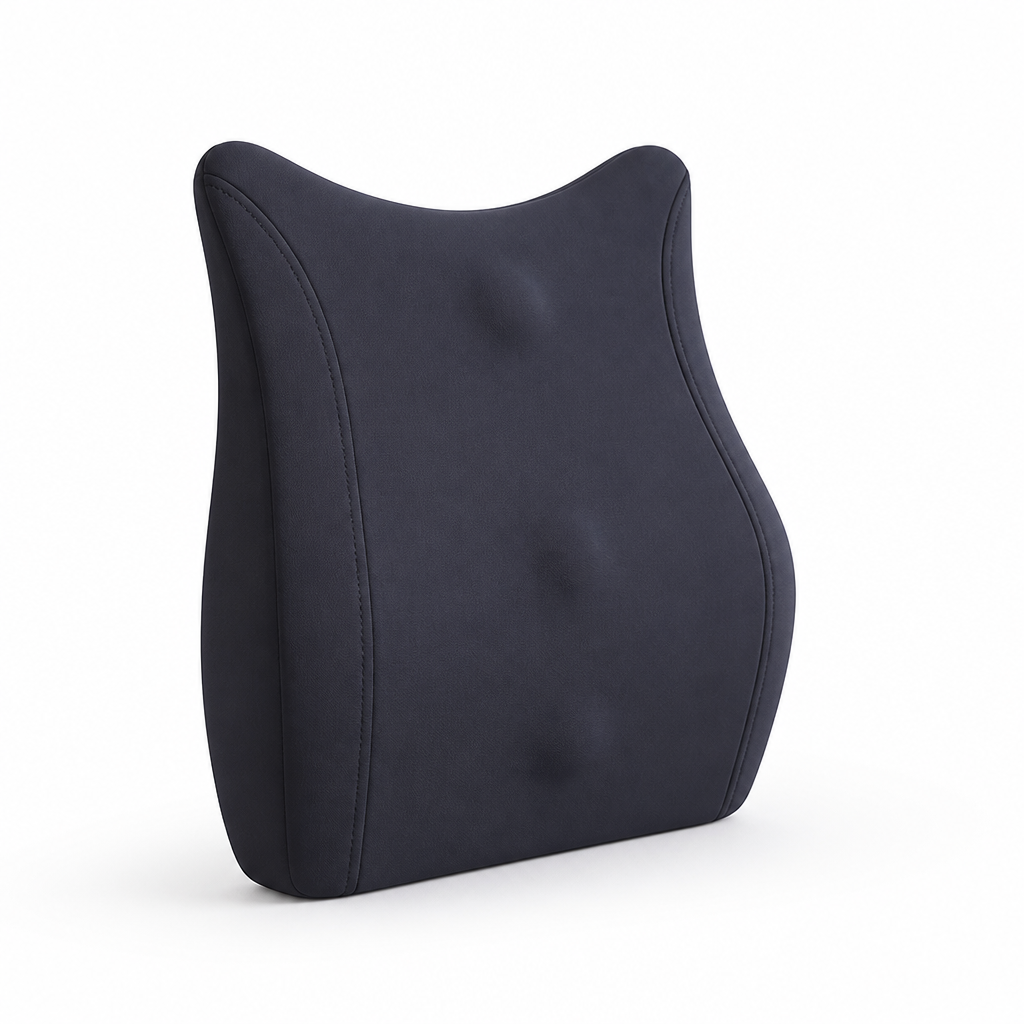 Lumbar Support Cushion Ergonomic Breathable Removable Cover