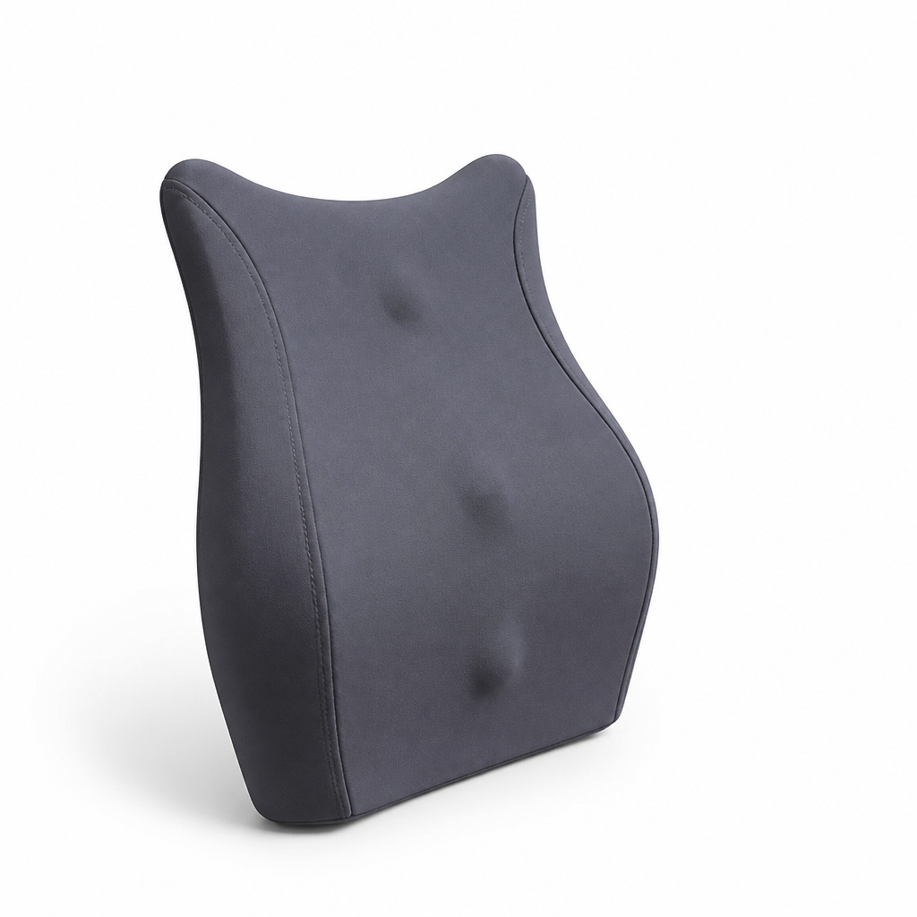 Lumbar Support Cushion Ergonomic Breathable Removable Cover