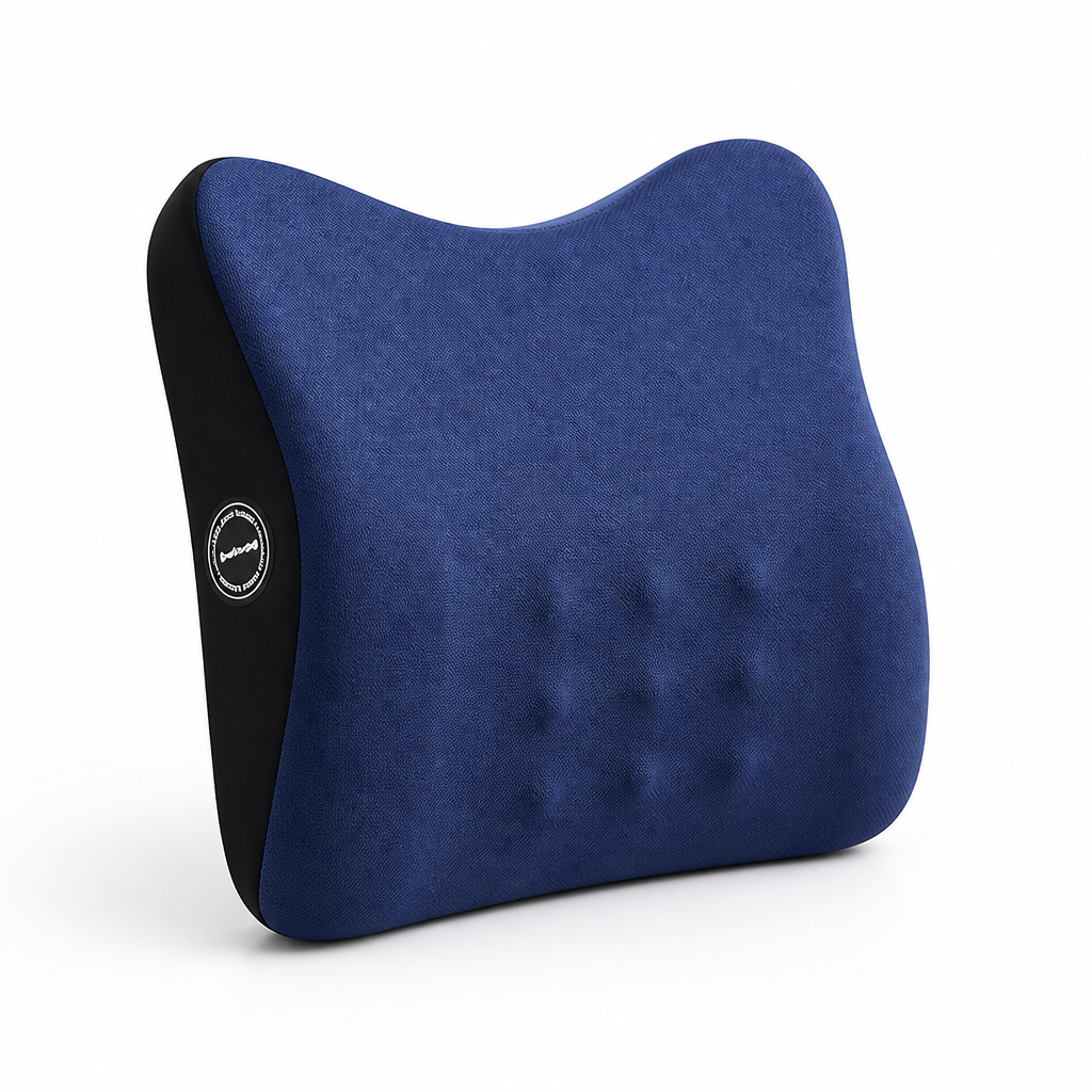 Lumbar Support Cushion Ergonomic Memory Foam Removable Cover