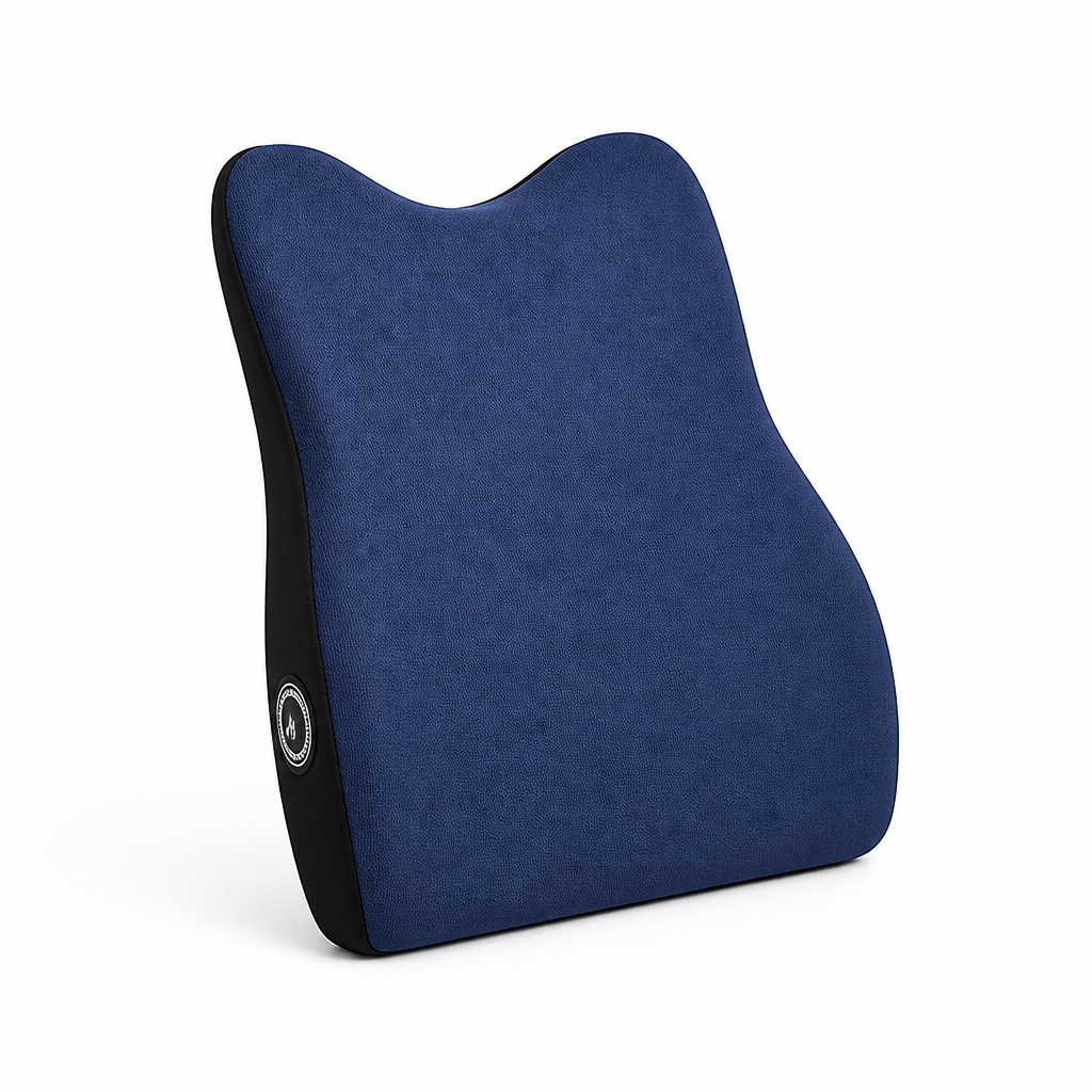 Lumbar Support Cushion Ergonomic Memory Foam Removable Cover