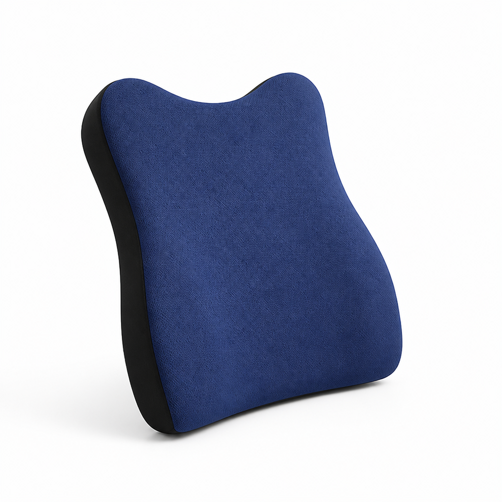 Lumbar Support Cushion Ergonomic Memory Foam Removable Cover