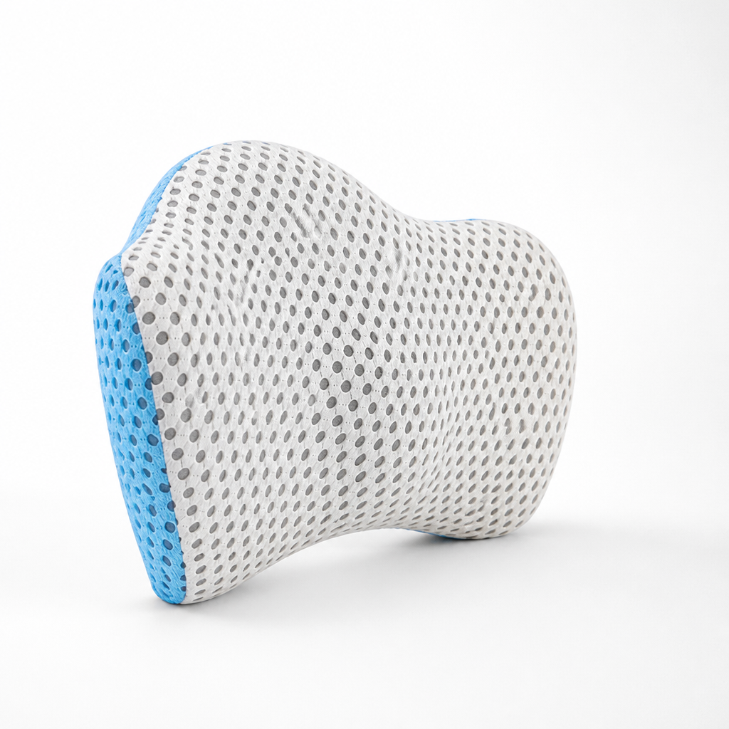 Lumbar Support Pillow Orthopedic Memory Foam Removable Washable Cover