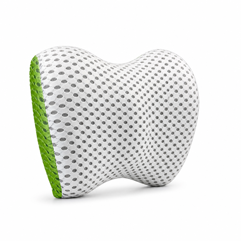 Lumbar Support Pillow Orthopedic Memory Foam Removable Washable Cover