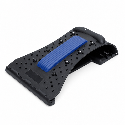 Magnetic Massage and Acupressure Back and Neck Stretcher (4-Level Adjustable)