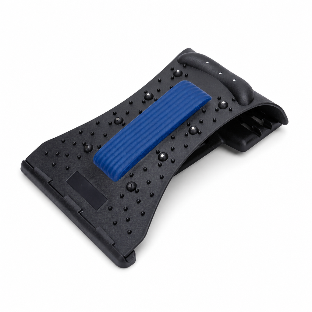 Magnetic Massage and Acupressure Back and Neck Stretcher (4-Level Adjustable)