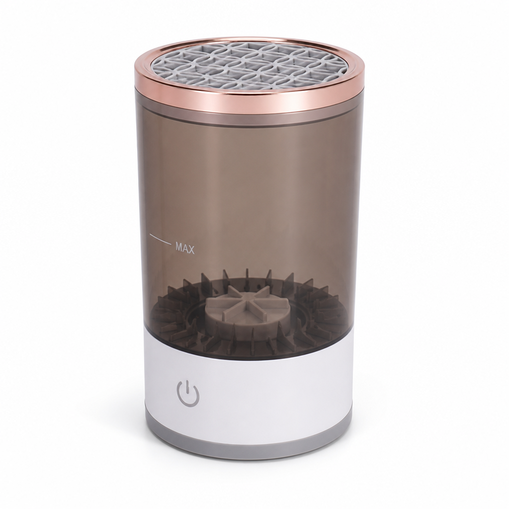 Makeup Brush Cleaner Automatic Spin & Dry Universal Fit Adapters