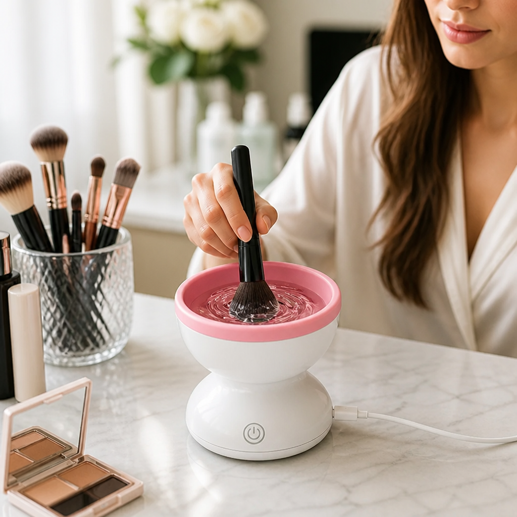 Makeup Brush Cleaner USB Powered Deep-Cleaning