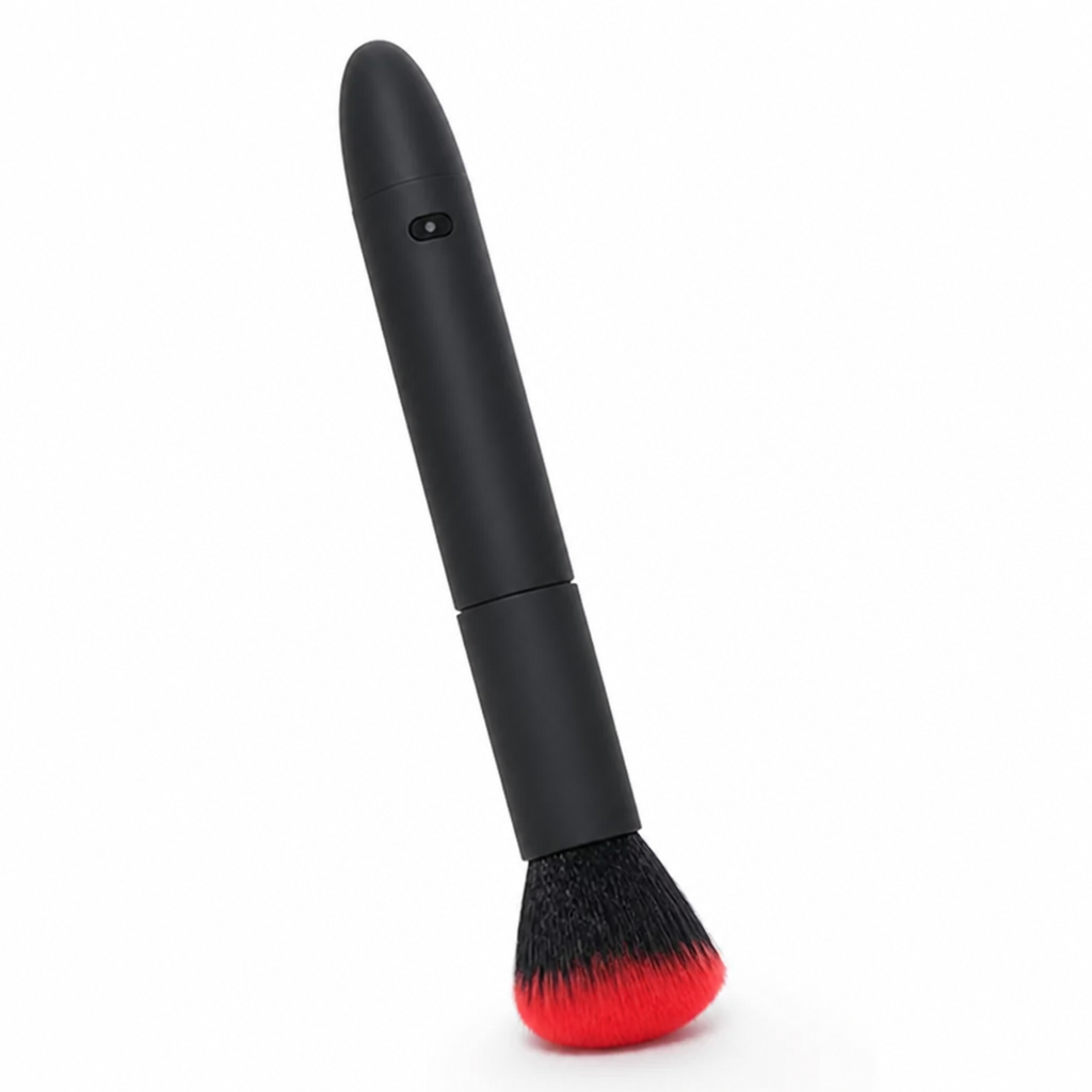 Makeup Brush Silicone Vibrating Dual Use