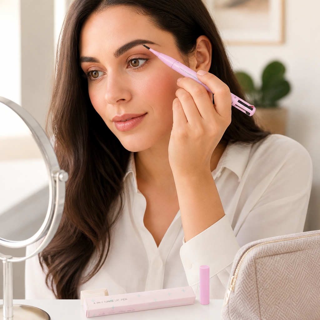 Makeup Pencil 4-in-1 Precision Tip Travel Size