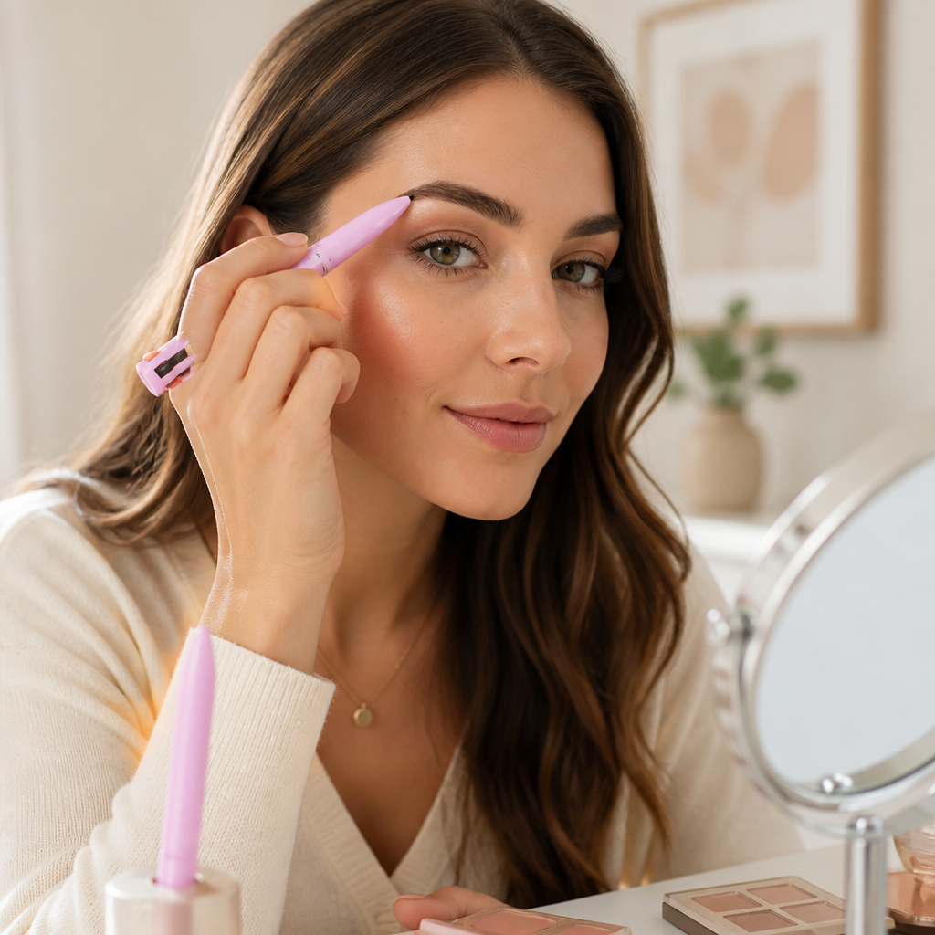 Makeup Stick 4-in-1 Eyeliner Lip Liner Highlighter Brow Pencil