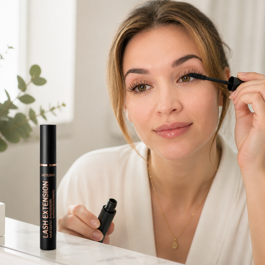 Mascara Lash Extension Volumizing Waterproof & Smudge-Resistant