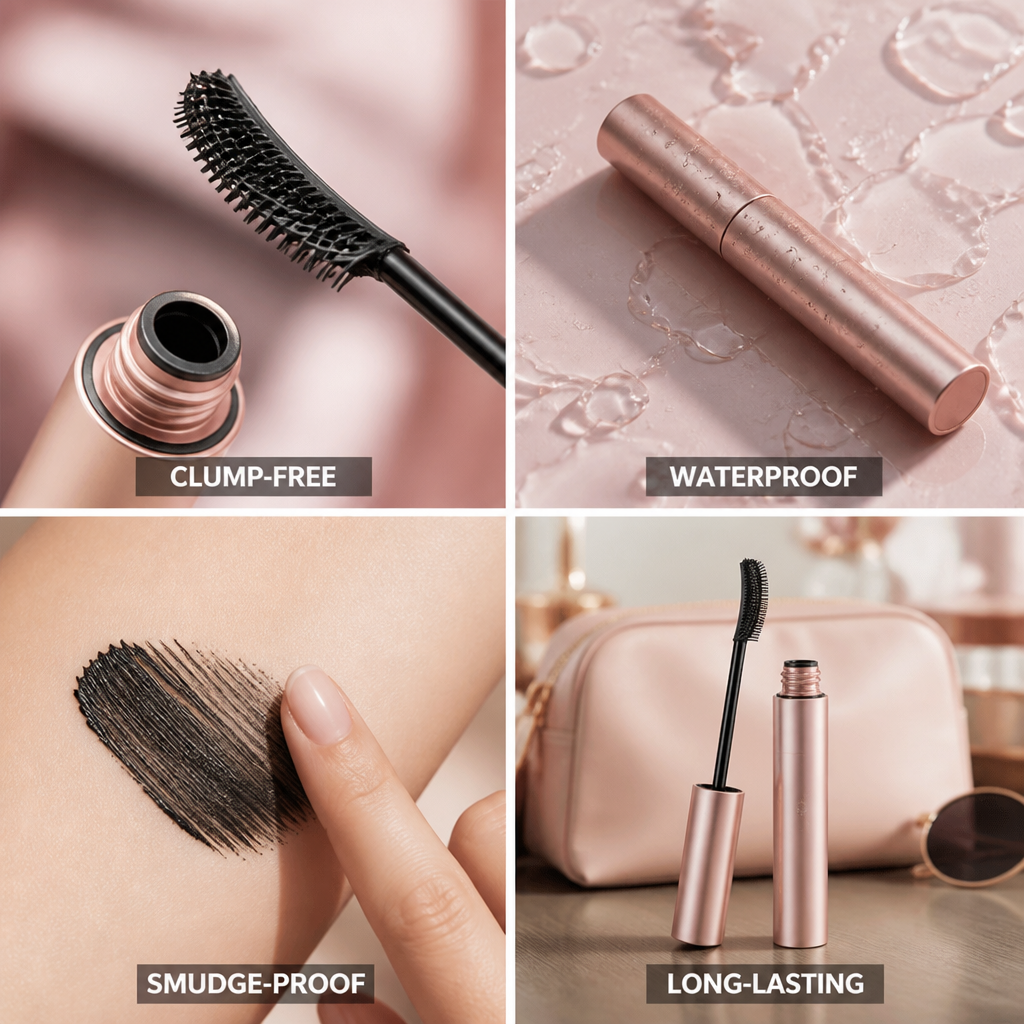 Mascara Lengthening & Volumizing Waterproof & Smudge-Proof