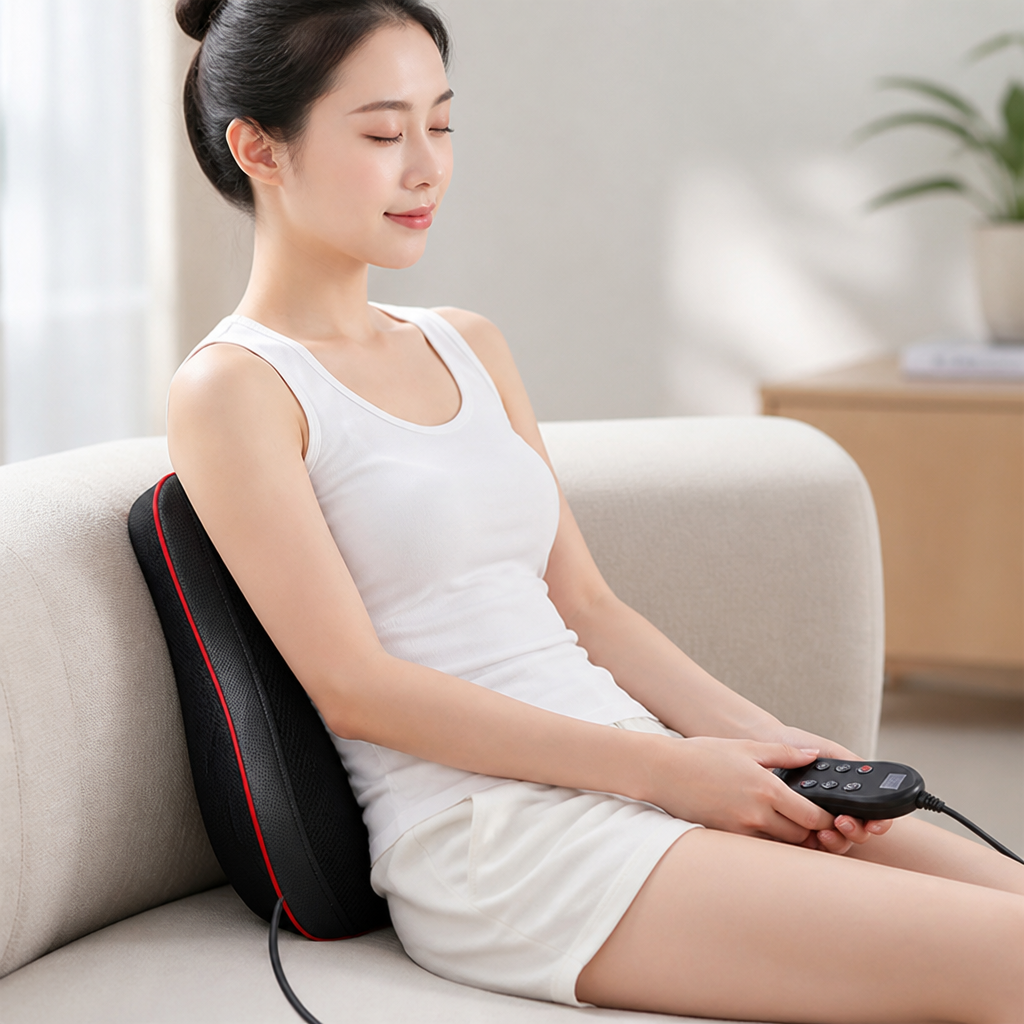 Massage Cushion Shiatsu 3D Kneading & Heat