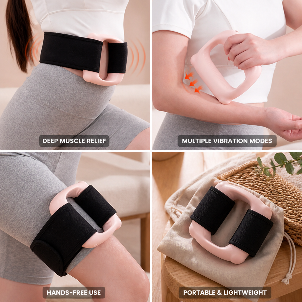 Massage Ring Deep-Tissue Hands-Free USB-C