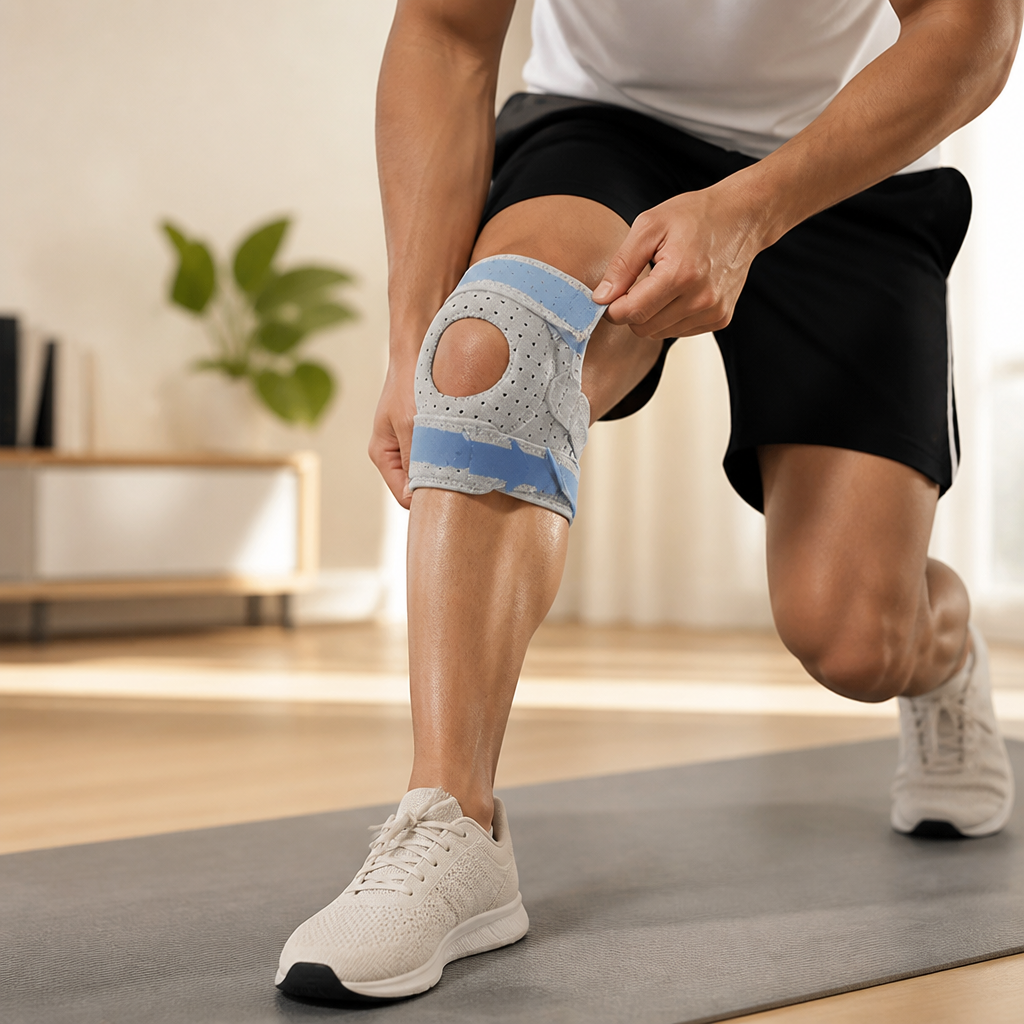 Medical-Grade Breathable Knee Brace (Open Patella)