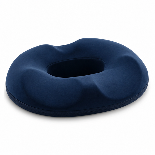 Memory Foam Seat Cushion Contoured U-Shaped Tailbone Relief