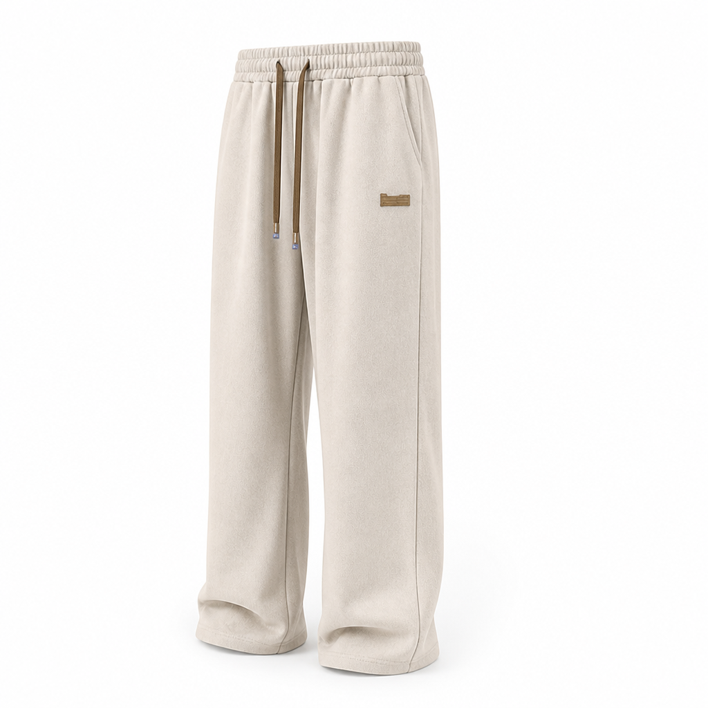 Men's Stretch Pants Super-Stretch Elastic Waistband & Pockets