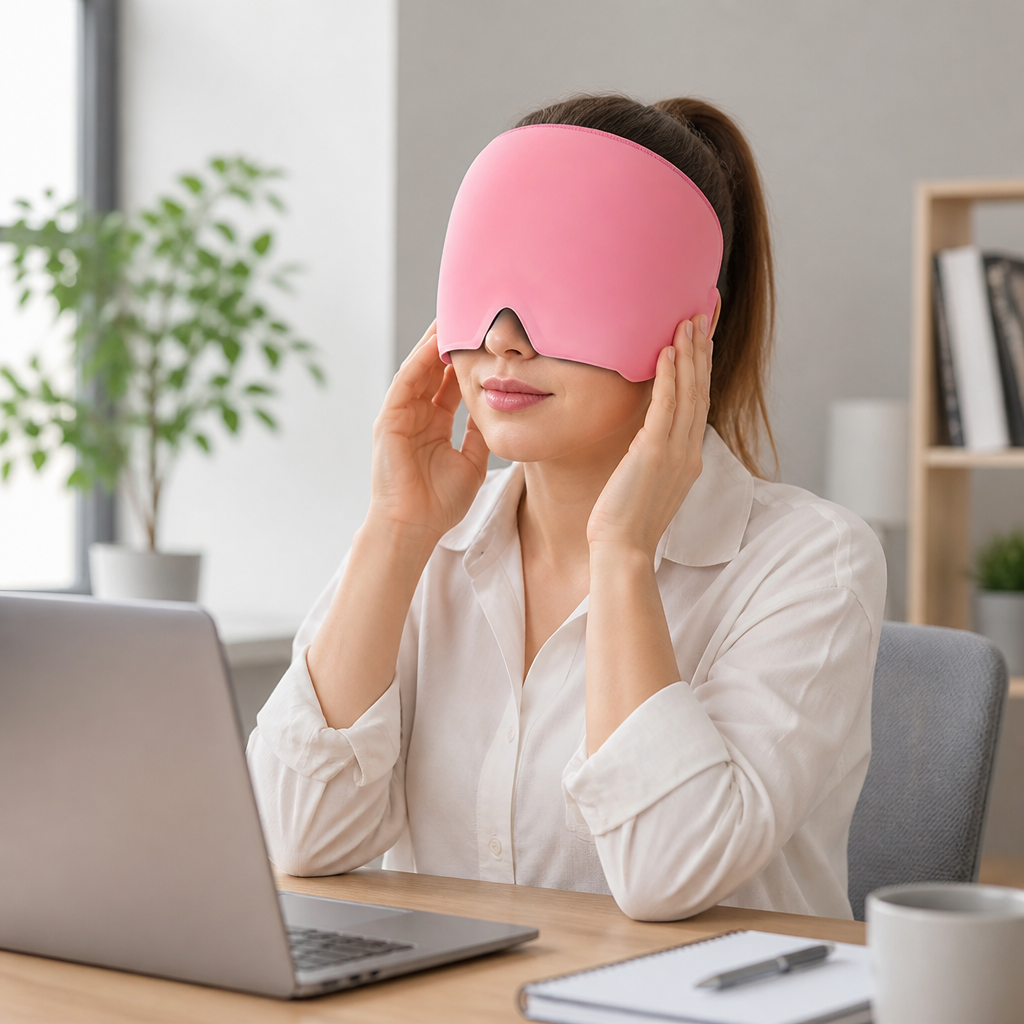 Migraine Relief Cap Cold & Heat Therapy Adjustable Fit