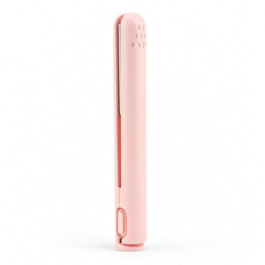 Mini Hair Straightener & Curler 15mm Ceramic USB Powered