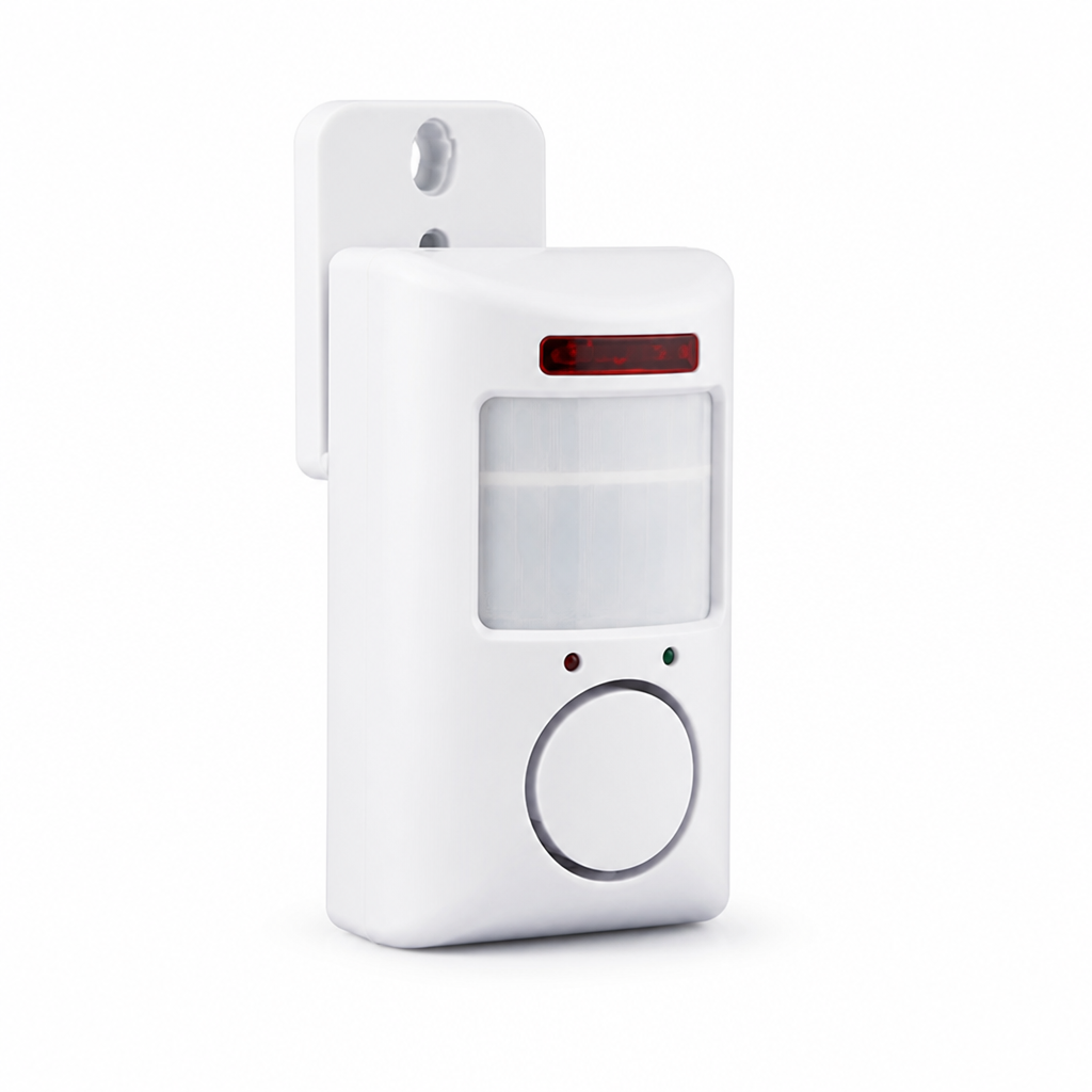Motion Sensor Alarm 5m Infrared Detection 105dB Siren