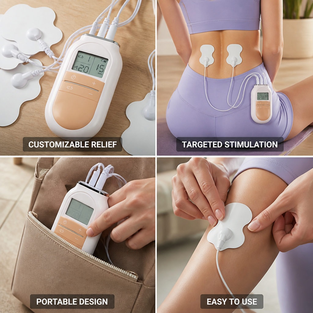 Muscle Stimulator & Massager Portable 16 Adjustable Levels