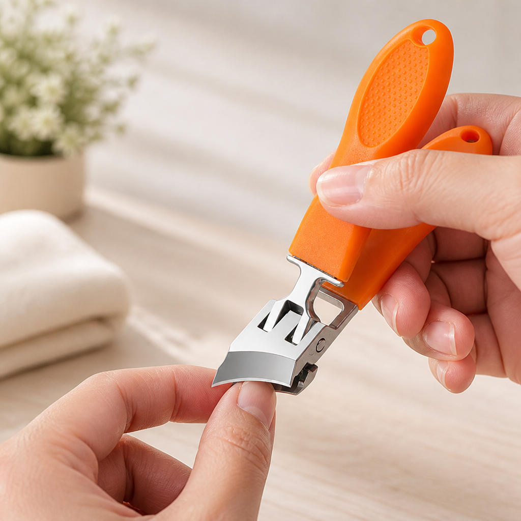 Nail Clipper Wide Opening Anti-Splash & Ergonomic Grip