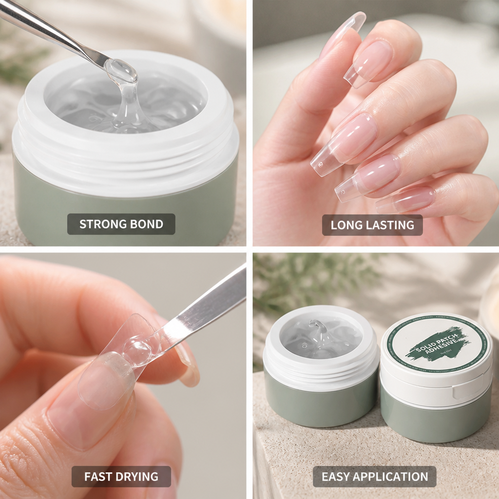 Nail Glue Gel Fast-Drying Strong Bond & Long-Lasting