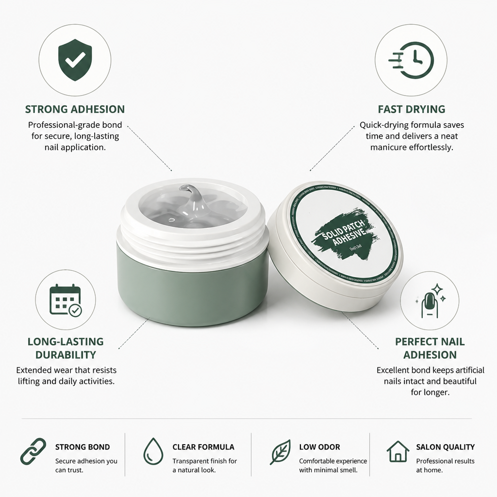 Nail Glue Gel Fast-Drying Strong Bond & Long-Lasting