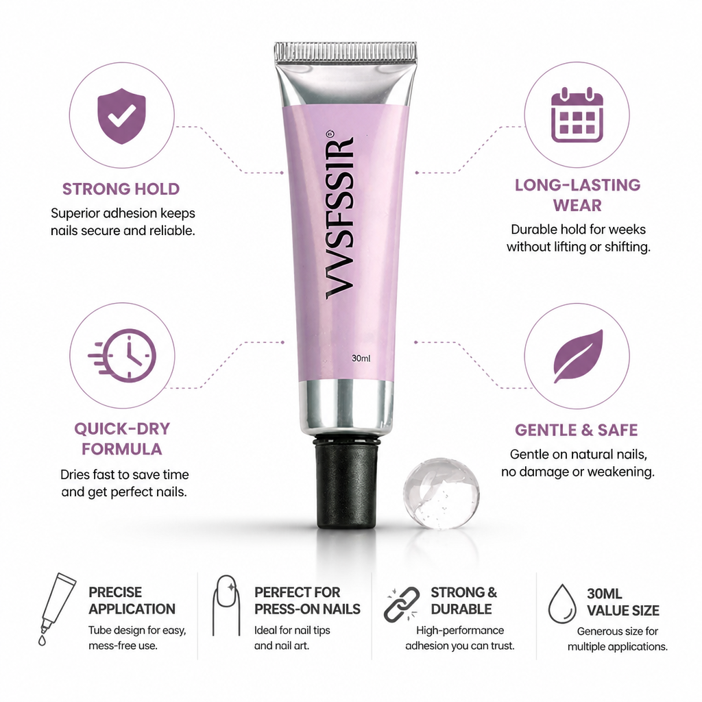 Nail Glue Gel Quick-Dry Strong Hold 30ml