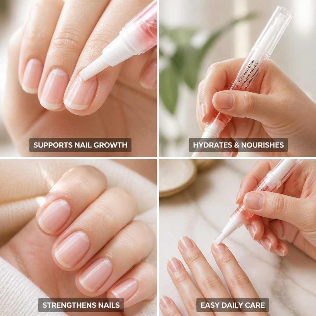 Nail Growth Oil Biotin & Vitamin E Strengthening
