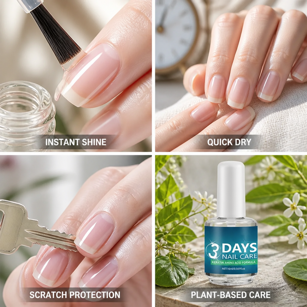 Nail Oil High-Gloss Quick-Dry Nourishing Plant-Based