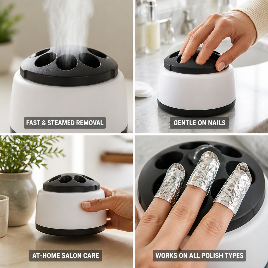 Nail Polish Remover Turbo Steam Removes Gel & Acrylic