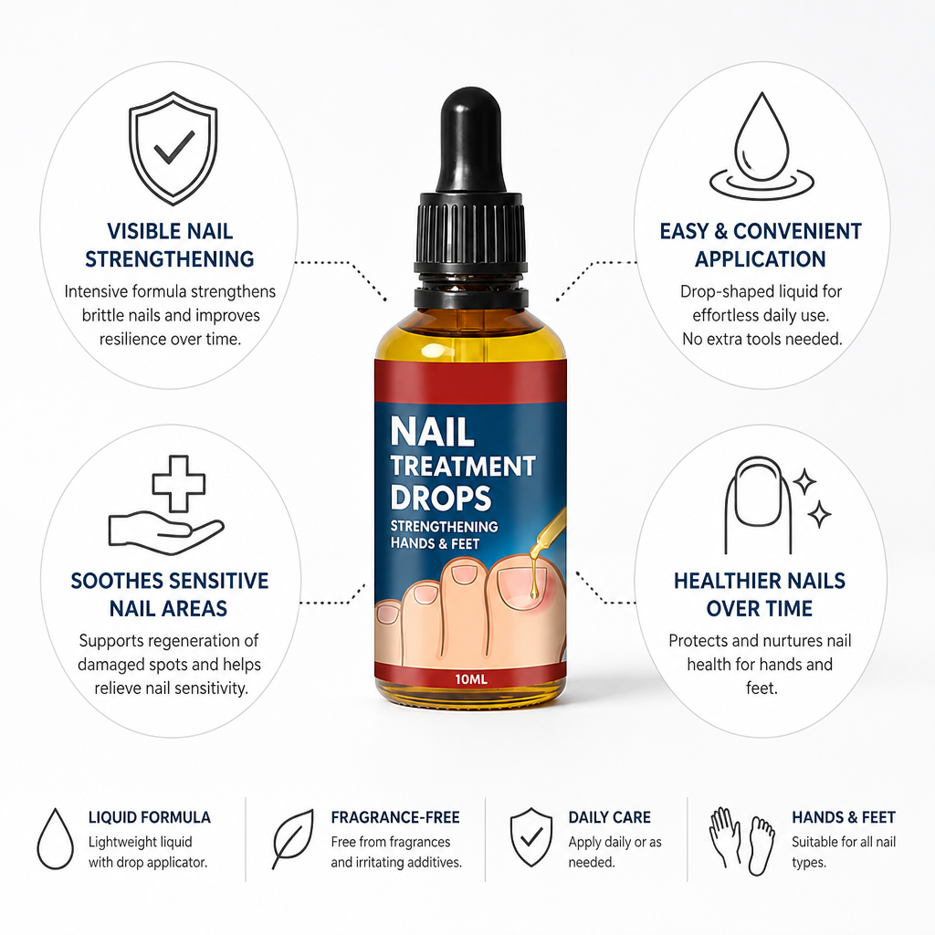Nail Treatment Drops Strengthening Hands & Feet