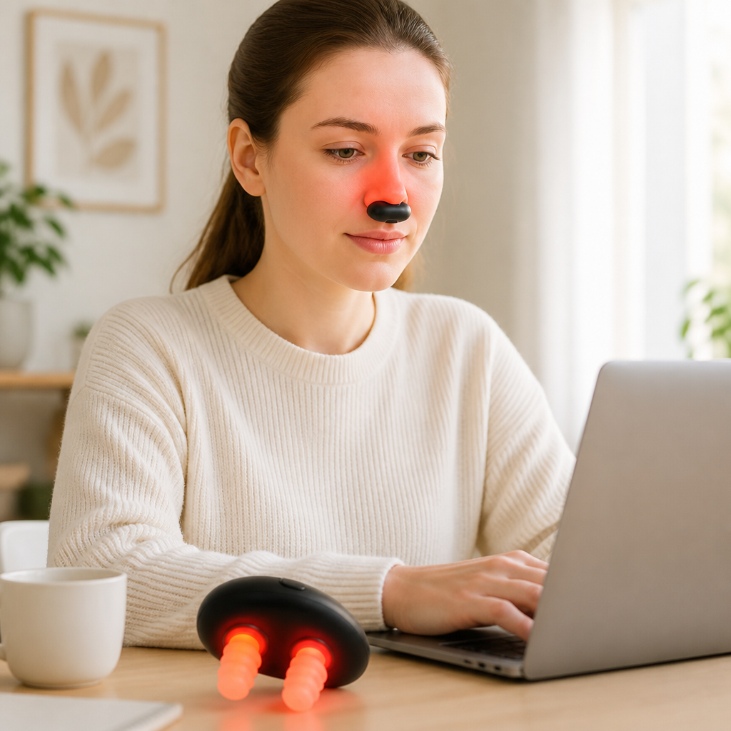 Nasal Relief Device Targeted Infrared USB Rechargeable