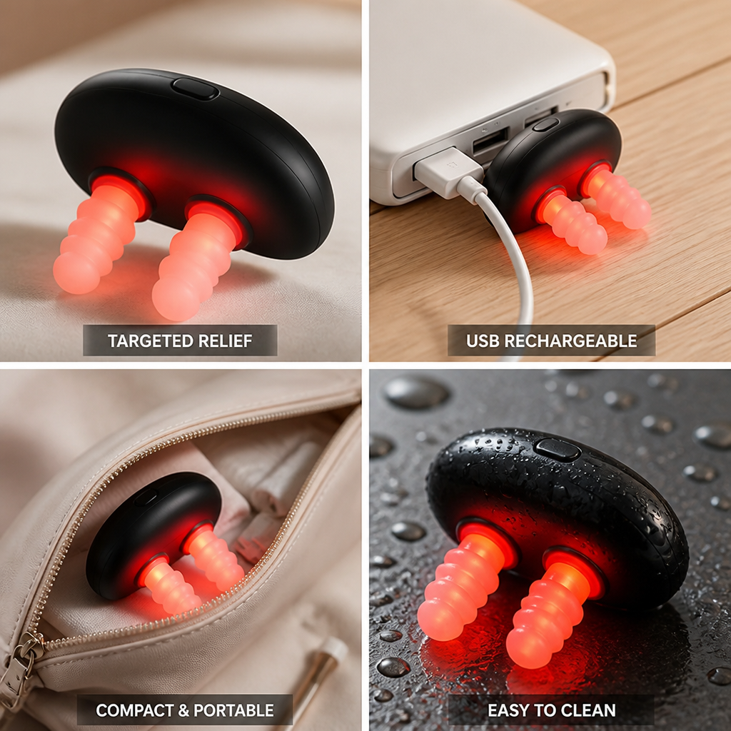 Nasal Relief Device Targeted Infrared USB Rechargeable