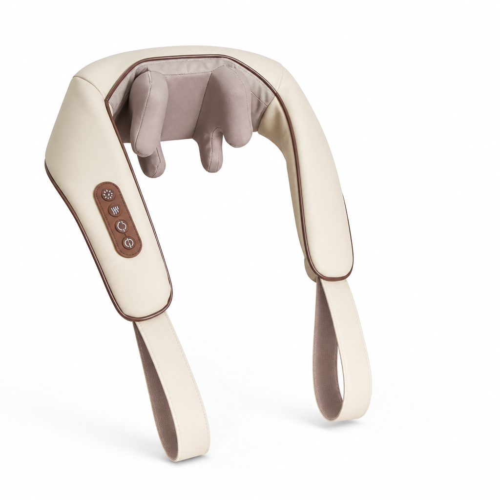 Neck & Back Massager Wireless Shiatsu Heat Therapy