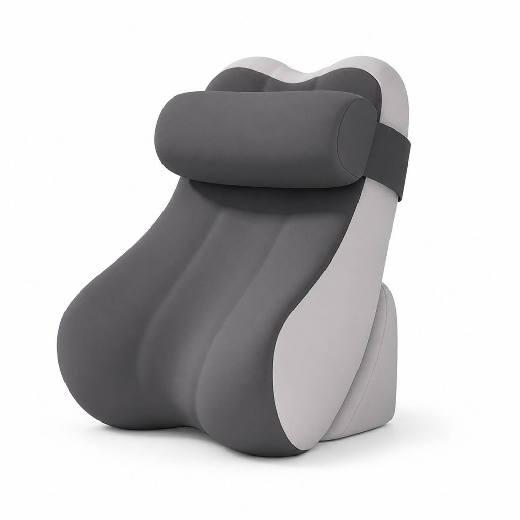Neck & Back Pillow Ergonomic Adjustable Height Breathable