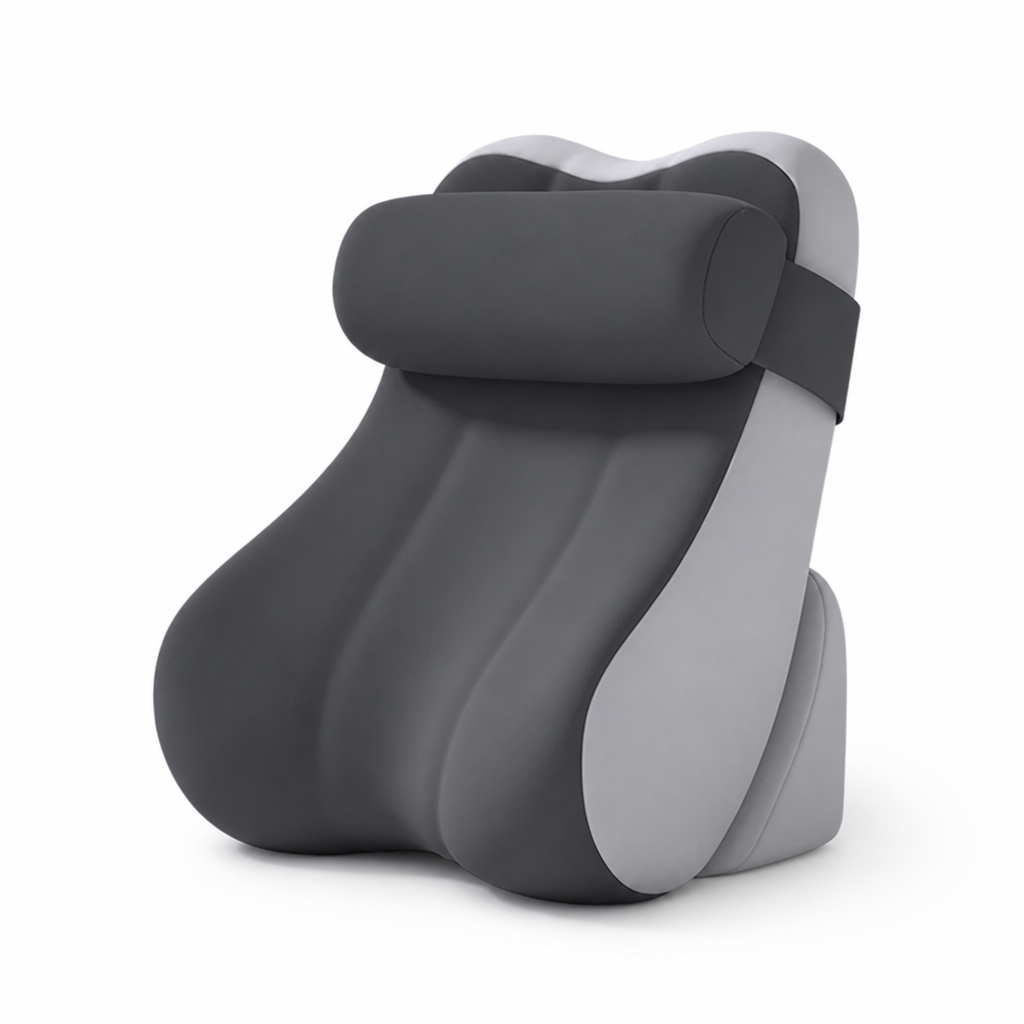 Neck & Back Pillow Ergonomic Adjustable Height Breathable