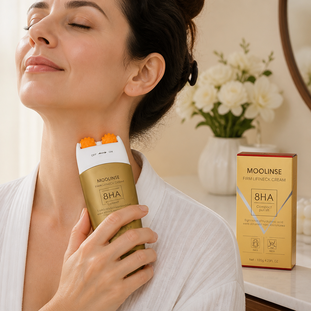 Neck Cream Integrated Massage Head Firming & Hydrating
