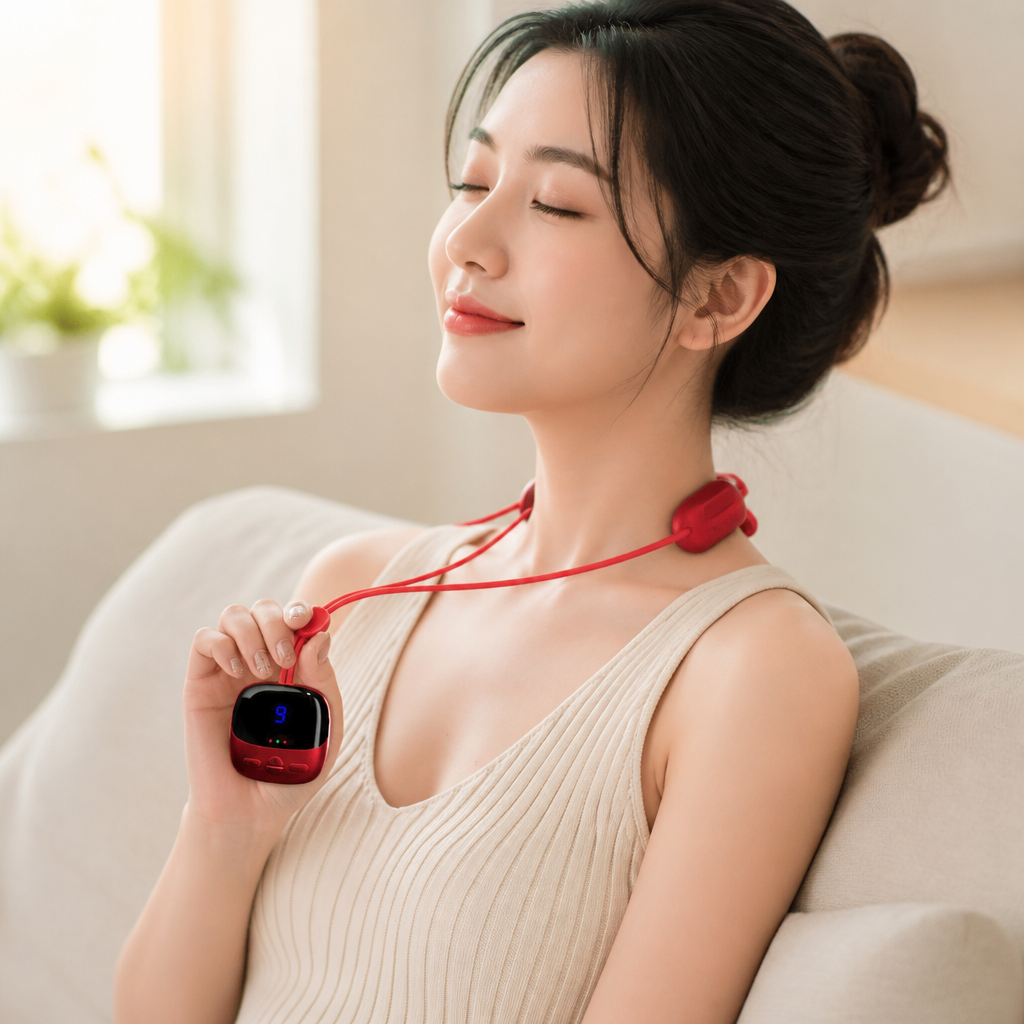 Neck Massager Wearable 3-Level Heat & Multi Modes