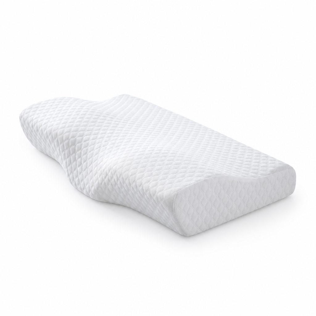 Neck Pillow Ergonomic Contour Support Breathable & Hypoallergenic Cover
