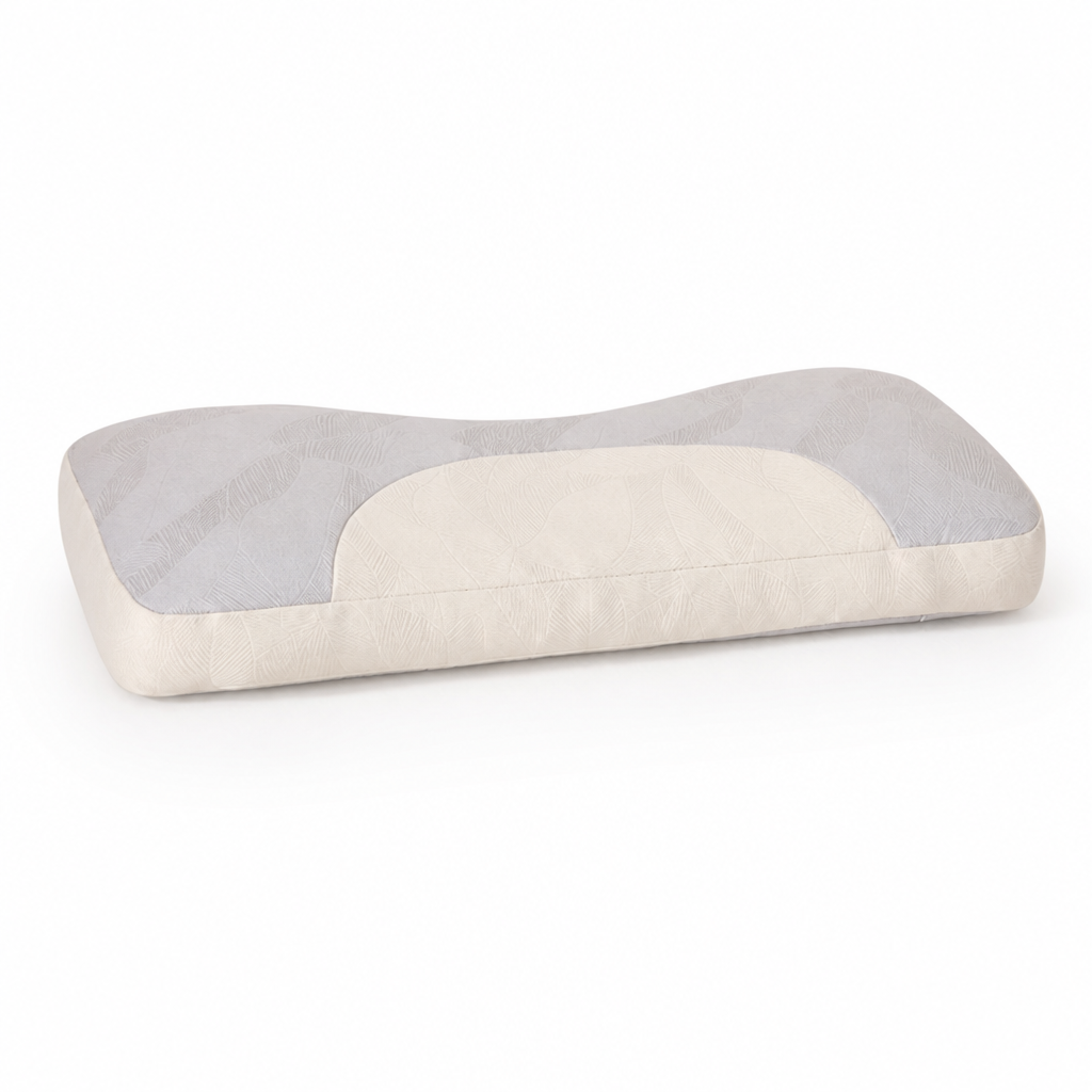 Neck Roll Pillow Ergonomic Contour Pressure-Relief Hypoallergenic