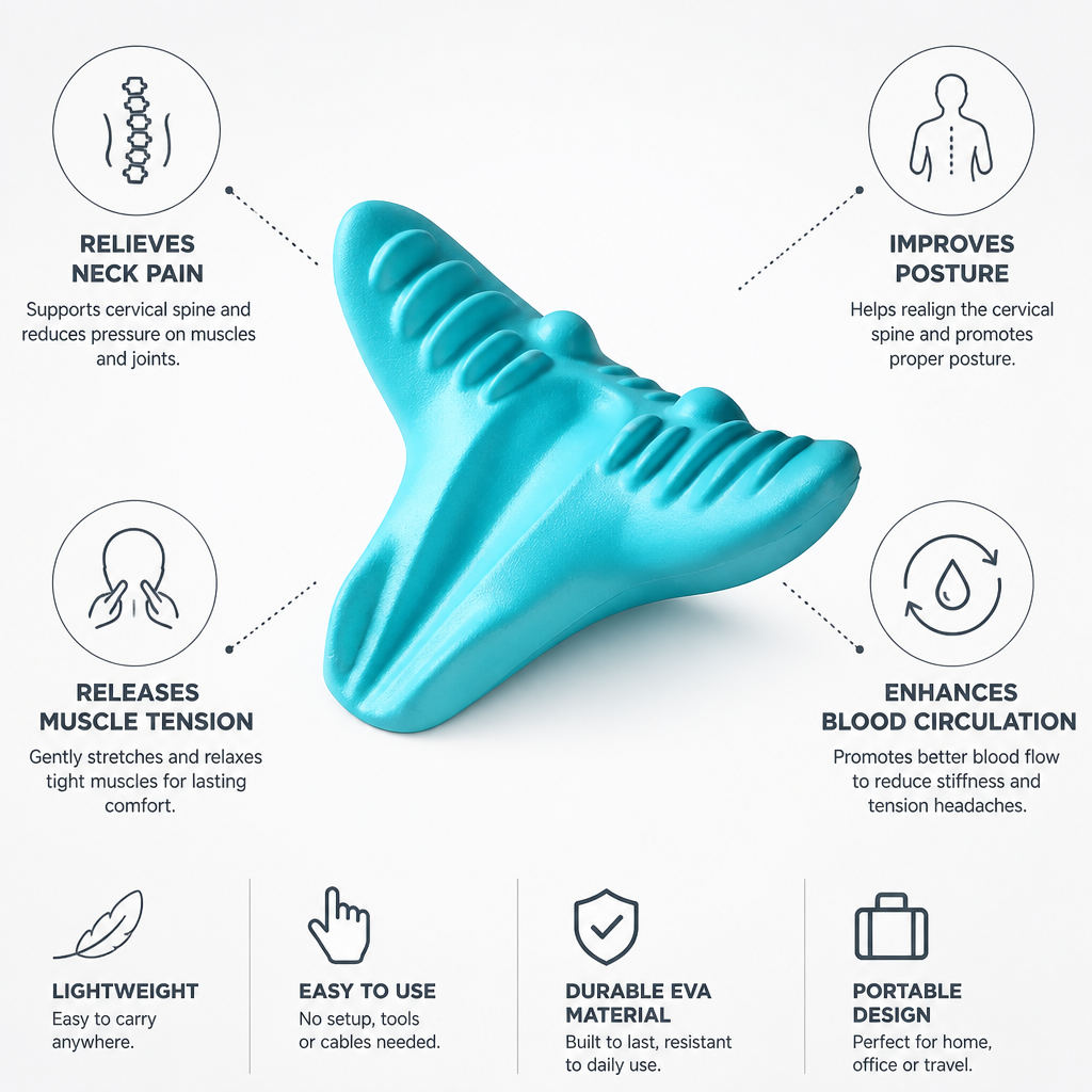 Neck Stretcher Ergonomic Cervical Support