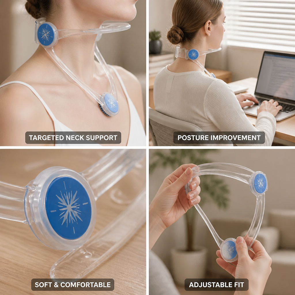 Neck Support Adjustable Silicone Posture Corrector