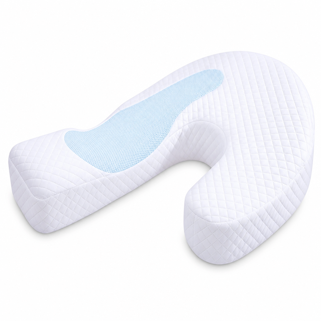 Neck Support Pillow Ergonomic Hypoallergenic & Washable Cover