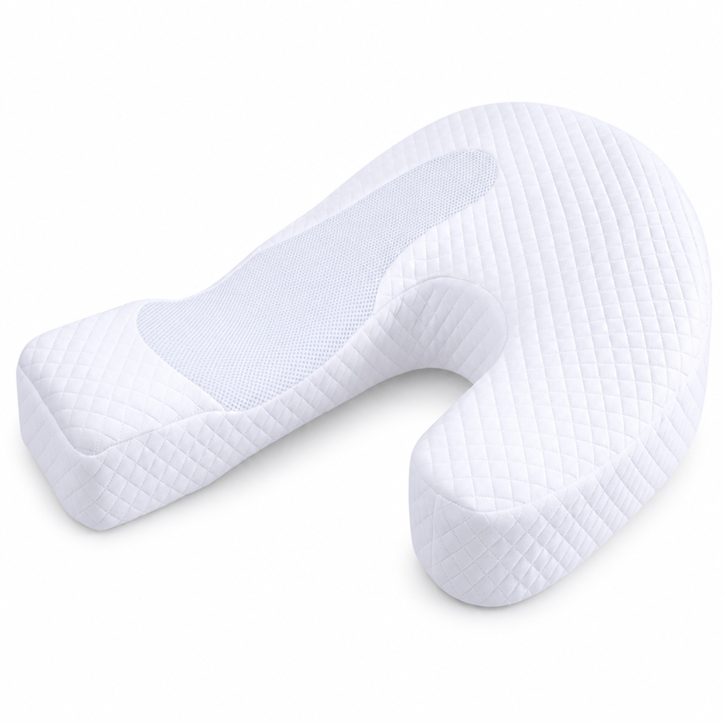 Neck Support Pillow Ergonomic Hypoallergenic & Washable Cover
